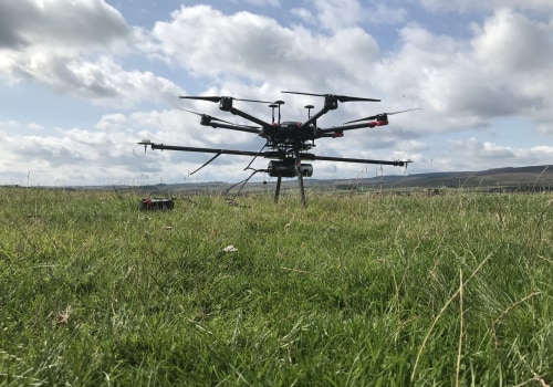 What is the key feature of a lidar drone system that makes it so useful in comparison to any other survey method?